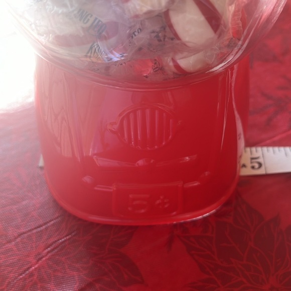 Sleigh Bell Bisto candy gum ball jar. Filled with Mint candy. New. - Picture 7 of 10